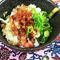SP♪'s cooksnap of when they made イカの塩辛わさび丼.