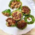 イズコッチ's cooksnap of when they made 業務スーパーの肉団子で！ピーマンの肉詰.