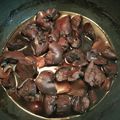 重次郎's cooksnap of when they made 酒の肴♪コクうま艶肌！鶏レバーワイン煮.