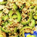 mary35's cooksnap of when they made ゴーヤと豚ひきの味噌炒め.