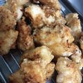お肉ファミリーパック's cooksnap of when they made 油はフライパン5mm！鶏むね肉の唐揚げ.