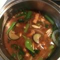 Ruriluru's cooksnap of when they made 茄子.小松菜.油揚げ.舞茸.玉葱の味噌汁.