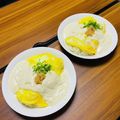 J_son's cooksnap of when they made 牛乳で簡単！明太子クリームのオムライス.