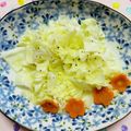 チェックのミニくま's cooksnap of when they made かんたんキャベツ❀　塩バター味で♪　.