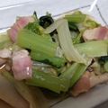 fu♪♪'s cooksnap of when they made 美味！ベーコンとレタスの醤油炒め.