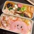 3姉弟Miota's cooksnap of when they made 超簡単キャラ弁　星のカービィ☆.
