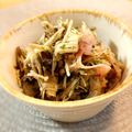 ＊sunlight＊'s cooksnap of when they made きのことベーコンの青海苔あえ.