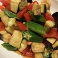 かずくん☆'s cooksnap of when they made ちょいと一品★水茄子とトマトのオリ醤油.