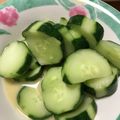 かずくん☆'s cooksnap of when they made カンタン酢で♪きゅうりのからし漬け.