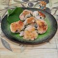 みかかめ's cooksnap of when they made 簡単！お弁当。はんぺんの大葉チーズ焼き！.