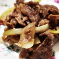 ダリア☆'s cooksnap of when they made 簡単１分！牛しょうが焼き.