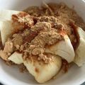 nomichi's cooksnap of when they made 超簡単絹豆腐のゴマ＊黄な粉＊黒蜜デザート.