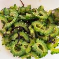 クックL4EX8U☆'s cooksnap of when they made やみつき!!ゴーヤのおひたし.
