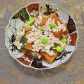 コムギ大好き's cooksnap of when they made 南瓜の鶏ひき肉餡かけ.