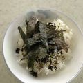 Ruriluru's cooksnap of when they made 毎日の白ごはん●ふりかけ＆海苔海苔ごはん.