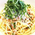豆だいふく子's cooksnap of when they made 大葉にんにく醤油（冷製納豆パスタ）.