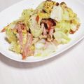 ぱふ's cooksnap of when they made キャベツとベーコンのカルボナーラ風♬.