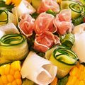 Hightea1's cooksnap of when they made 記念日に簡単生ハム薔薇リボンブーケサラダ.