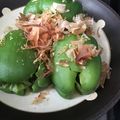 葉月優希's cooksnap of when they made 丸ごとピーマンのレンチンお浸し.