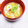めみたん☆'s cooksnap of when they made ちくわカニカマえのきのお味噌汁.