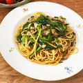 はーくんごーごー's cooksnap of when they made ごま香る♡ニラと豚ひき肉のピリ辛パスタ♪.