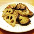 かなりんココりん's cooksnap of when they made なすとれんこんの甘辛.