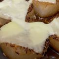 めいの料理成長記録's cooksnap of when they made ハンバーグ職人の大根ステーキガリバタ醤油.