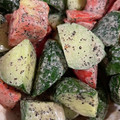 cookbyyui's cooksnap of when they made トマトときゅうりの黒ごまドレサラダ.