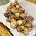 makochip's cooksnap of when they made フライパンで居酒屋風☆タコの唐揚げ.