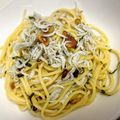 aaikoo's cooksnap of when they made 釜揚げシラスと大葉のパスタ.