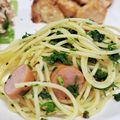 yukoko☆'s cooksnap of when they made パセリとウインナーのスパゲティ.