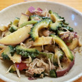 amoni's cooksnap of when they made ゴーヤとサツマイモの炒め物.
