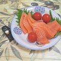 みかかめ's cooksnap of when they made サーモンのお刺身.