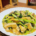 料理男子部's cooksnap of when they made 小松菜と油揚げの煮浸し.