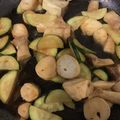 クックOS6YTL☆'s cooksnap of when they made ズッキーニ＆エリンギ　オイマヨ炒め.