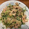 おはなすき's cooksnap of when they made 10分で！豆苗としらたきの簡単プルコギ.