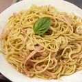 pika3's cooksnap of when they made コストコ バジルペーストでジェノベパスタ.