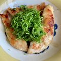yu🐓's cooksnap of when they made ヘルシーささみの梅肉照り焼き☆大葉添え.