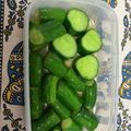 猫のミイヤ's cooksnap of when they made チューブからしdeきゅうりのからし漬け♪.