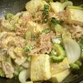 ＋SUN3's cooksnap of when they made ゴーヤチャンプル.