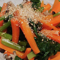 ヨシヨッシー's cooksnap of when they made 小松菜としめじの胡麻和え.