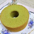 みっちゃん❇️68's cooksnap of when they made ふわふわ抹茶シフォン☆20cm・17cm.