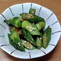 みぃくんのママ's cooksnap of when they made オクラと梅の和え物♪.
