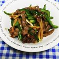ととろ＆めい's cooksnap of when they made 青椒肉絲.