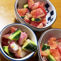 しるく汐岬's cooksnap of when they made 副菜に♪タコときゅうりとトマトのナムル.