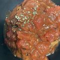 snow012's cooksnap of when they made ♕ゴロゴロ～岩ハンバーグ♕トマト煮込み.