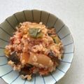 Ruriluru's cooksnap of when they made 簡単！ラタトゥイユ リゾット♡リメイク.