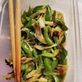 ハチ8コロ8's cooksnap of when they made ピーマンとみょうがの醤油炒め.