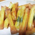 tekkokko☆'s cooksnap of when they made 時短＆簡単☆春巻きの皮で作るチーズ揚げ♪.