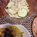 ひっこ's cooksnap of when they made 夏☆ズッキーニとハムの粒マスマヨサラダ.